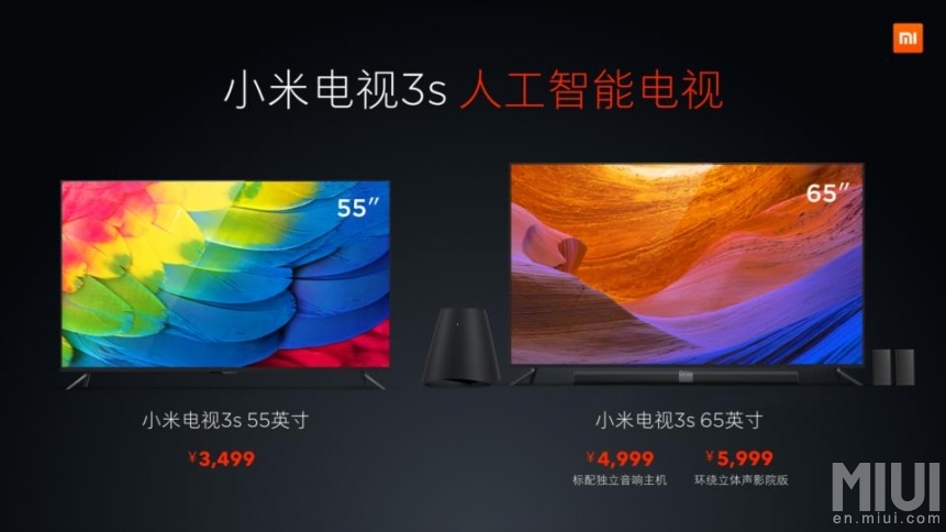 Xiaomi 3s 65