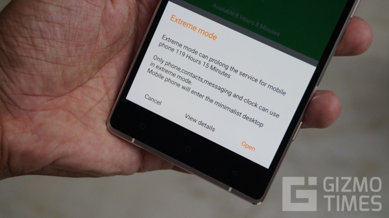 Gionee Elife E8 Battery Extreme Mode - Gizmo Times