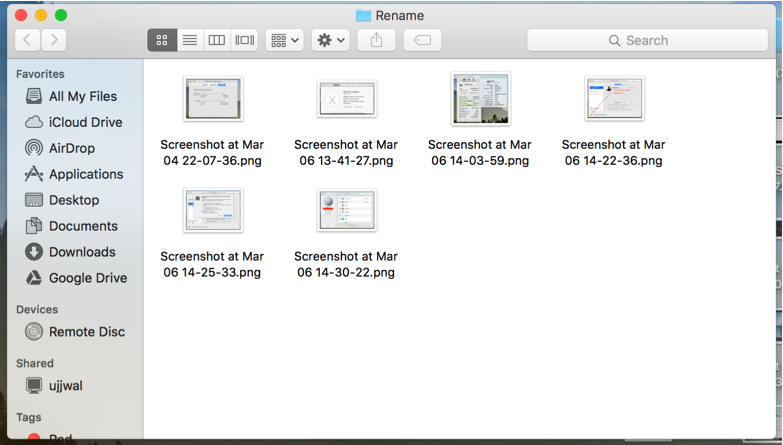 how to rename files on mac as a batch sierr