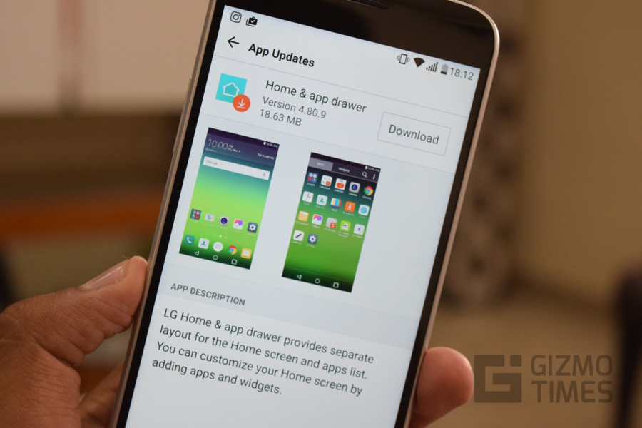 lg home and app drawer download