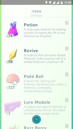 Pokemon Go Items - Gizmo Times