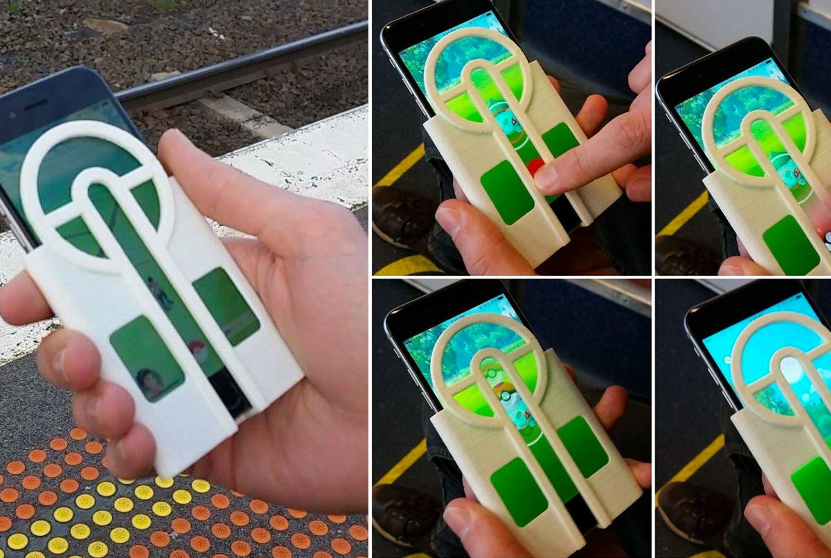 This 3d Printed Iphone Case Helps You Catch Pokemon Accurately