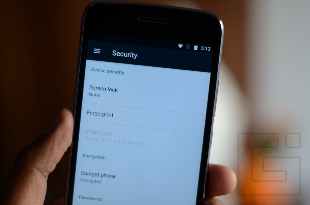 How to Setup the Fingerprint Sensor on Moto G5 Plus