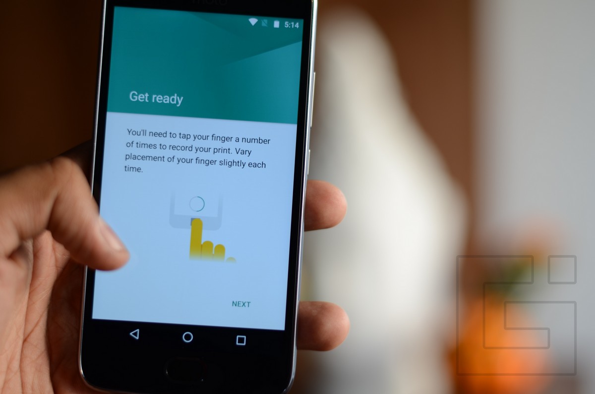 How to Setup the Fingerprint Sensor on Moto G5 Plus