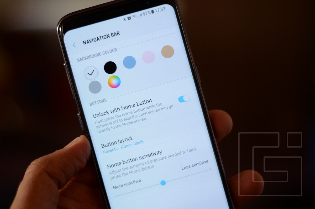 Change Background Color In Galaxy S8 Contact