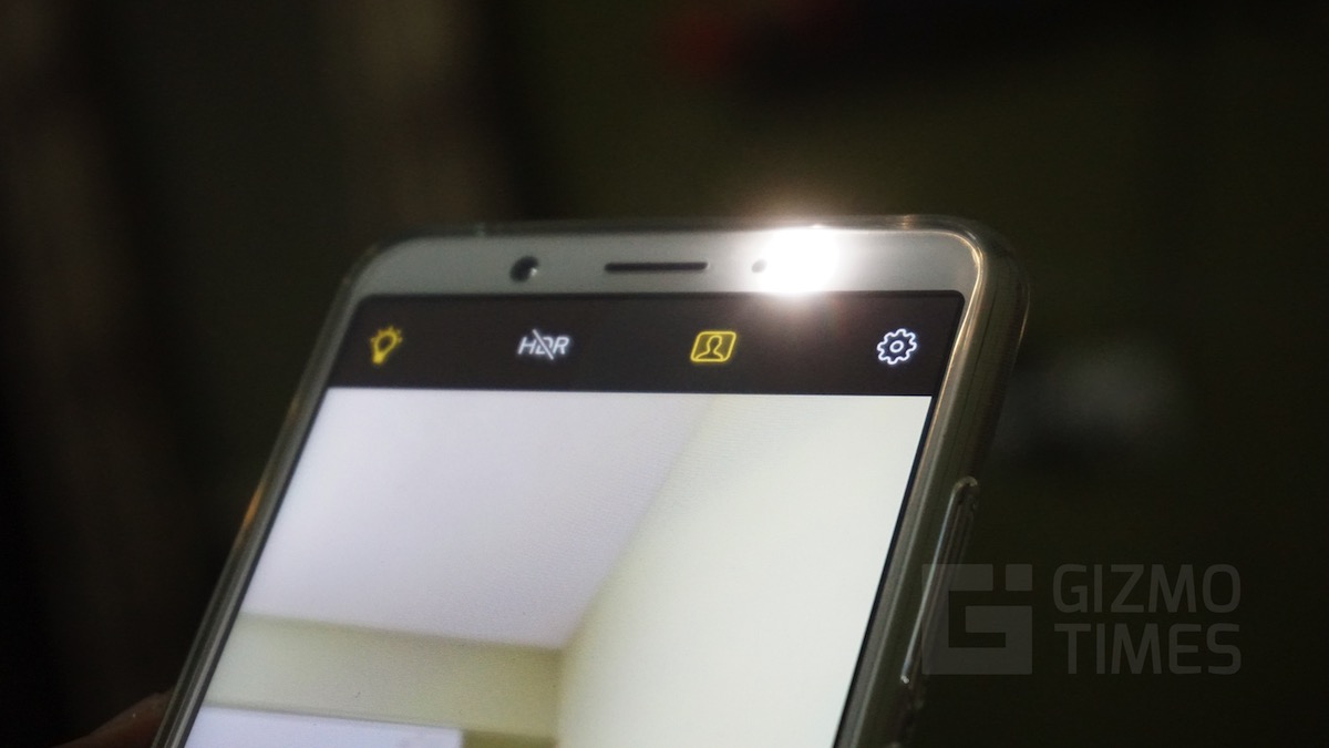 vivo mobile front flash light