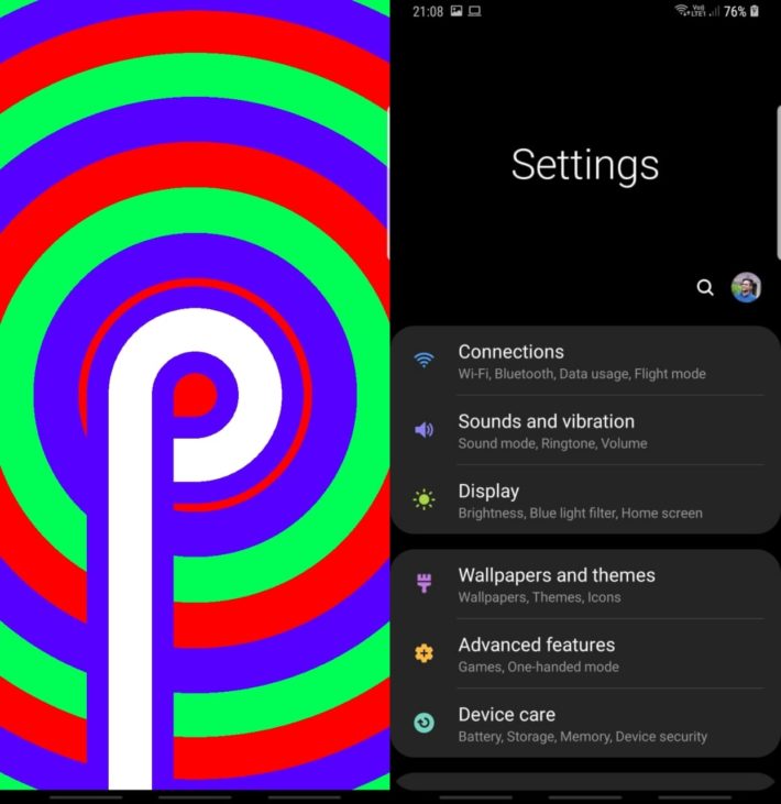 android 9 pie one ui